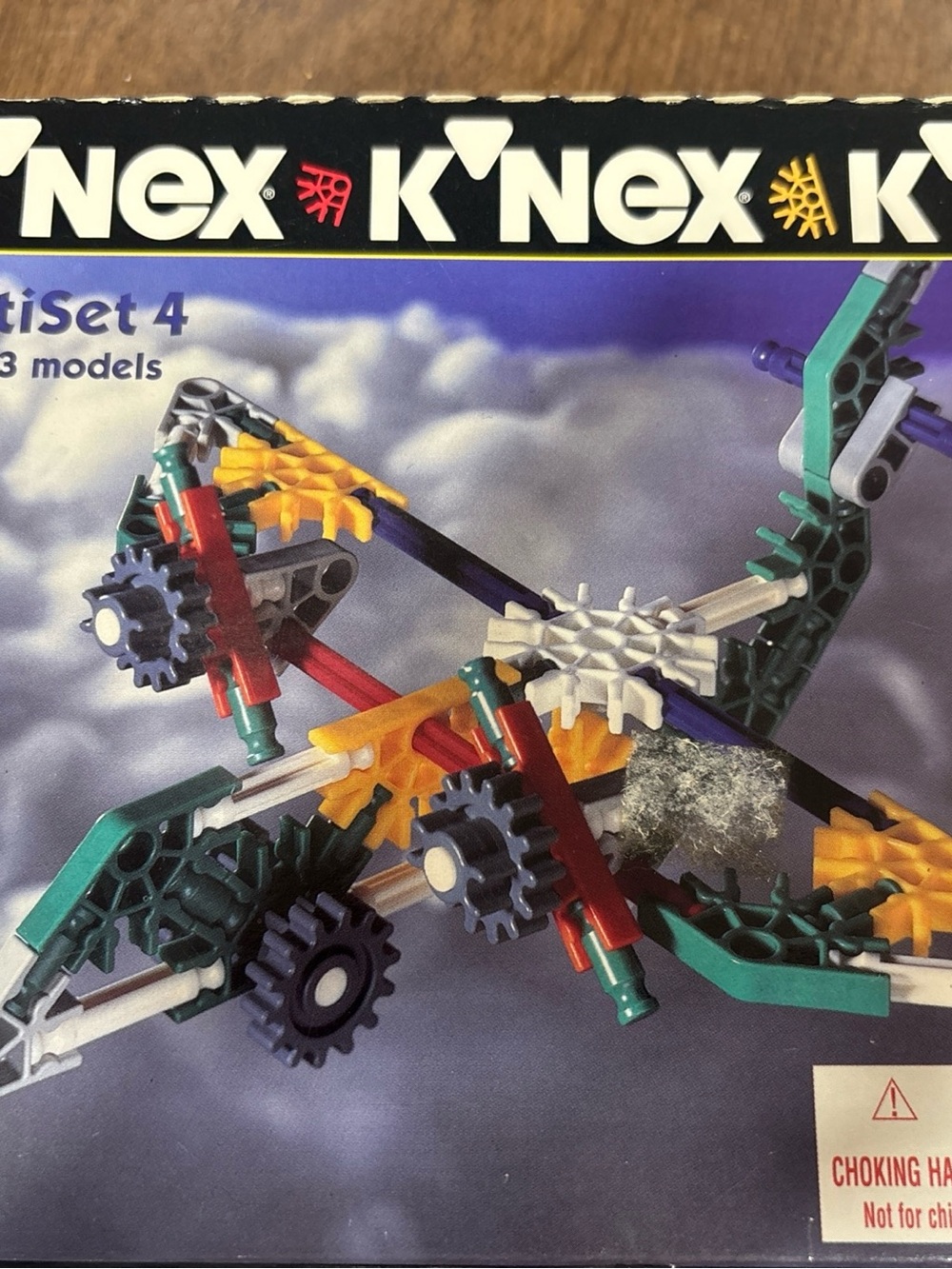 K’nex Sky Flyers Fleet Builds 3 Models Multi Set Sealed Box 60 pc 1995 Year New